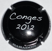 Capsule de Champagne: Super !! JANISSON BARADON  , CONGES  2012 , n°56b