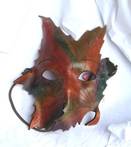 Masque vénitien cuir - vénitien,