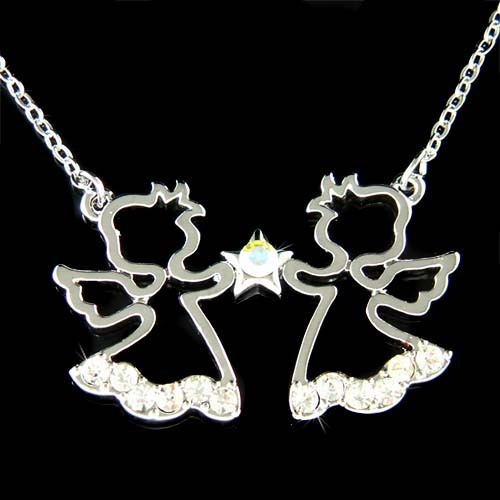 Collier fille forme - collier, en