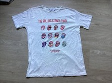Tee-shirt MANGO taille M blanc « The Rolling Stones Tour » neuf