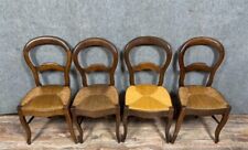 Superbe série de 4 chaises