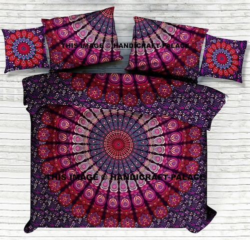 Housse couette mandala - housse, de