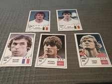 Panini euro 1984 EURO 84 GERAMONT  5 original stickers