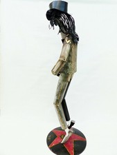 Michael Jackson sculpture en inox 120 cm de hauteur