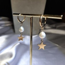 boucles d'oreilles perles