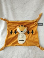 Doudou Tigre Orchestra Plat Orange Noir Poche Attache Tétine Ggrrhh Etat neuf