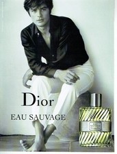 Publicité Advertising 1025 2012    eau sauvage Dior   A. Delon