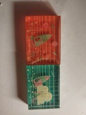 Lot Gomme Windsurf - Citation - Made In Japon 80 S  Rose  Bleu