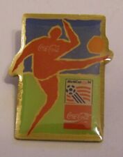 COUPE DU MONDE 94 USA SOCCER COCA COLA 2 FIFA FOOTBALL vintage pin badge 1994