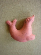 Figurine gomme ESSO GLUP'sville - Monsieur Phoque version ROSE