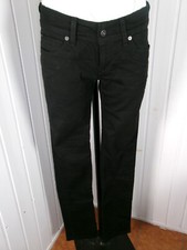 Pantalon jean coton noir stretch LEVIS 571 taille basse slim  w29 L34 38