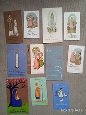 lot de 11 images pieuses modernes Première Communion