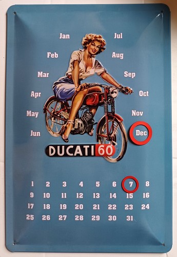 Plaque métal vintage - , ducati