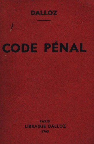 Code pénal 1963 - ,