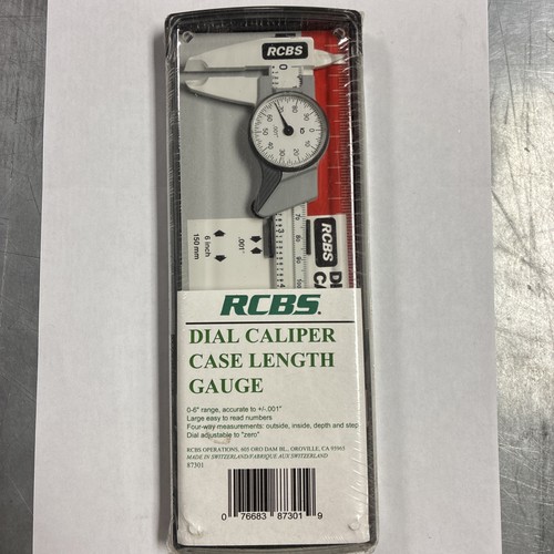Rcbs dial caliper case - caliper,