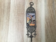 TURQUIE SAINT MICHEL ARCHANGE TAPISSERIE ETAIN ET SOIE. RARE