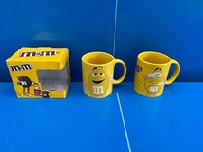Lot De 2 M&M’S  Mug / Tasse A Café Collector mm's Jaune Wanted Neuve N°2
