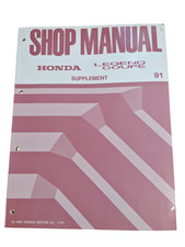 Manuel D'Atelier Honda Legend