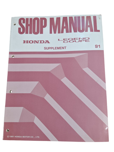 Manuel atelier honda legend - manuel,