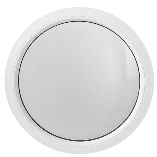 Fenêtre ronde fixe pvc blanc - ronde,
