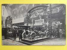 cpa FRANCE PARIS SALON de l'AUTOMOBILE 1904 Voiture DELAUNAY BELLEVILLE Car Show