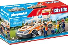 PLAYMOBIL Ambulance avec secouristes et blessé 71037 / Samu ENFANT jouet NEUF