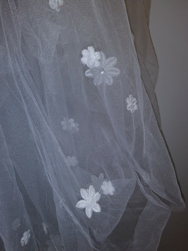 Voile mariée long ivoire - de,