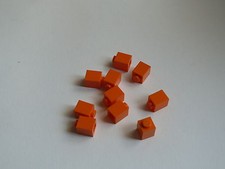 Lego 10 briques orange set