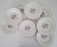 Assiettes Plates en Porcelaine Opaque Ancienne Digoin et Sarreguemines Modèle...