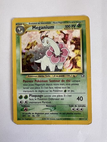 Carte pokemon meganium - pokemon, 10/111