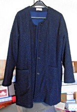 Manteau 3/4, femme, marque Toscane, Taille 3 (48), bleu marine fonce, double