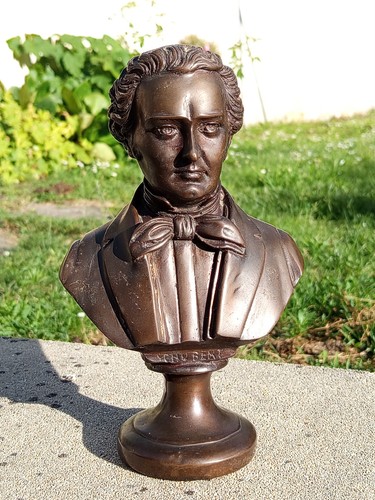 Buste bronze musicien musique - buste,