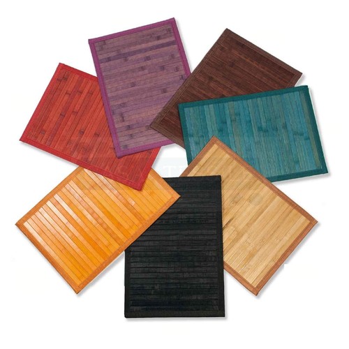 Couleurs tapis bambou - couleurs,