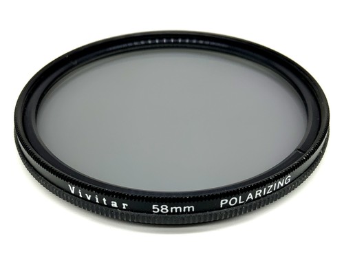 Filtre polarisant vivitar 58mm - filtre,