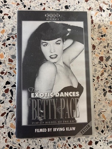 Vhs collector betty page - k7,