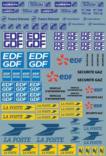 Planche divers services - , 1/64