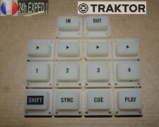 SHIFT/SYNC/CUE/PLAY BOUTONS CAOUTCHOUC TRAKTOR S4 MK2 NATIVE INSTRUMENTS .