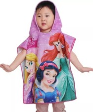 peignoir de bain princesse Disney drap de plage a capuche 50×100cm petit sirène 