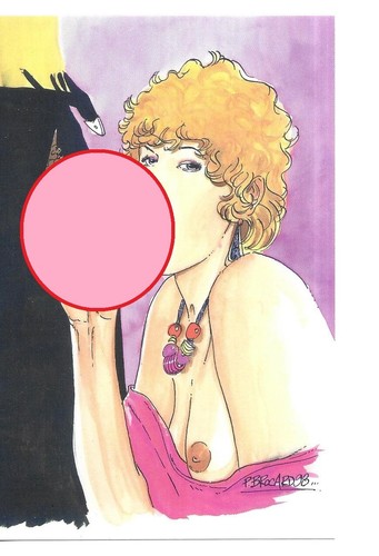 Rare carte postale - rare, femme