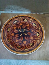 Assiette Vintage Yvon Roy Année 50 superbe décor (2)