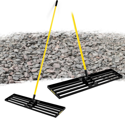 Heavy duty lawn leveling rake - heavy,