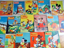 lot 16  "JOURNAL DE MICKEY " 1955/1956 à  compter du fascicule no 161 (cf liste)