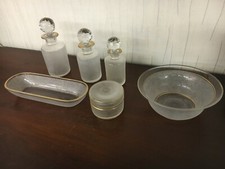 1 ensemble de toilette cristal