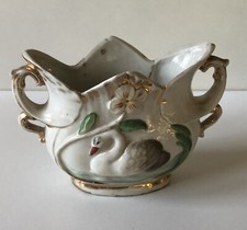 Bibelot Porcelaine Cygne