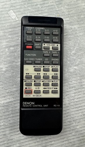 Denon 111 oem remote - denon,