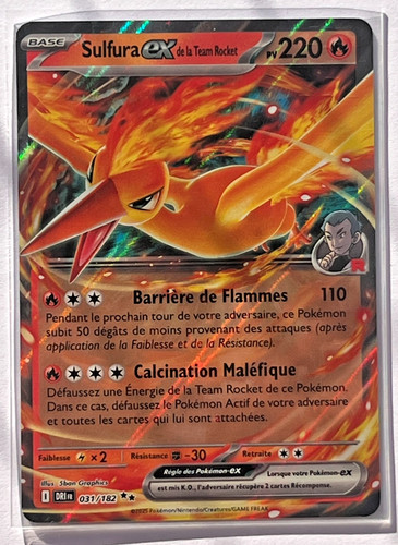 Carte pokémon sulfura de - carte,