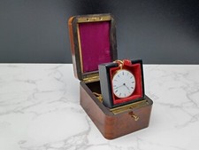 Rare & Beautiful 18K Gold Pocket Watch - Wood Box Napoleon type - 0.86 Oz -1506