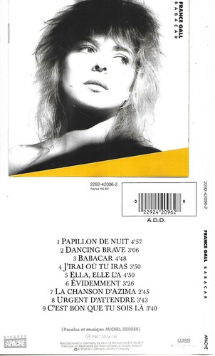 Titres france gall - cd,