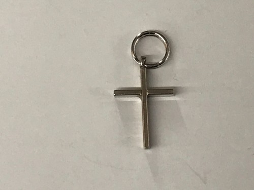 Vintage sterling silver cross - silver,