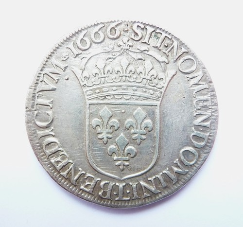 Louis xiv écu buste - au,